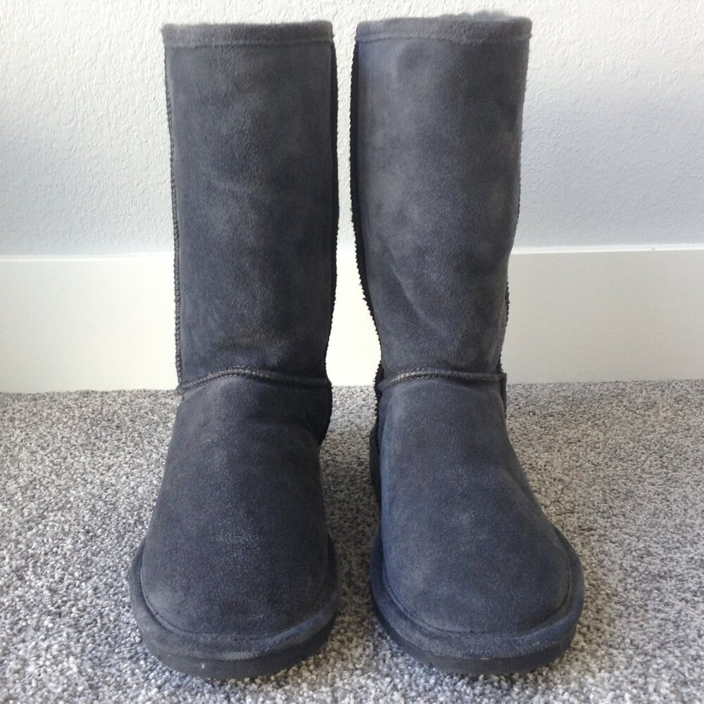 ⭐BEARPAW SUEDE WINTER BOOTS in Charcoal, size 9⭐